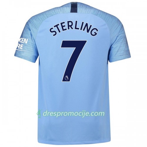Manchester City Dres Sterling 7 Domaći 2018/19 Kratkih Rukava Manchester City Dres Sterling 7 Domaći 2018/19 Kratkih Rukava